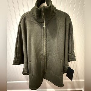 Tuckernuck Olive Full Zip Huntington Poncho - OS - NWT
